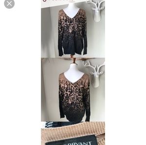 Lane bryant animal print sweater